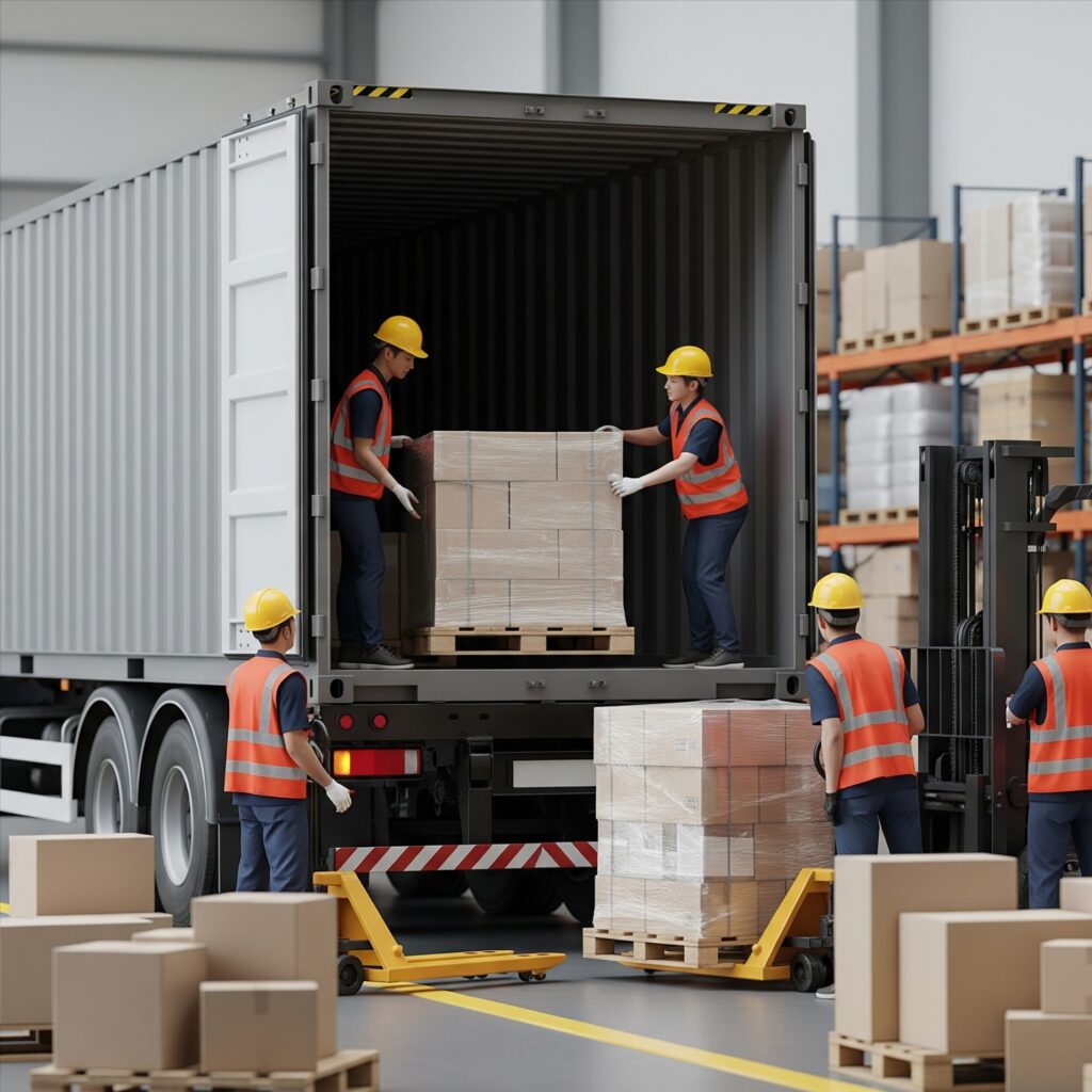 Proses pembongkaran muatan