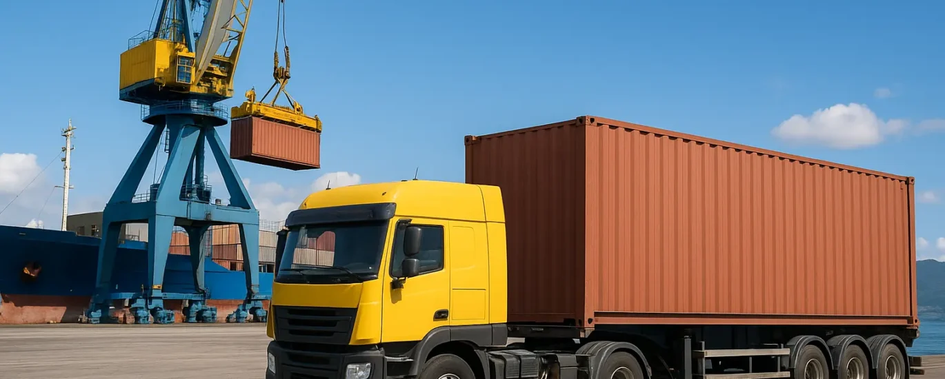 gambar jasa angkut truk kontainer terbaik di Palu