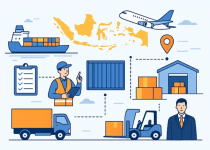 infografis industri logistik