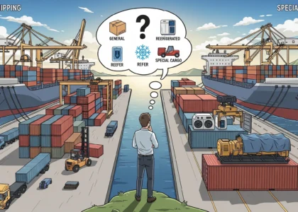 pilih ekspedisi umum atau khusus kontainer