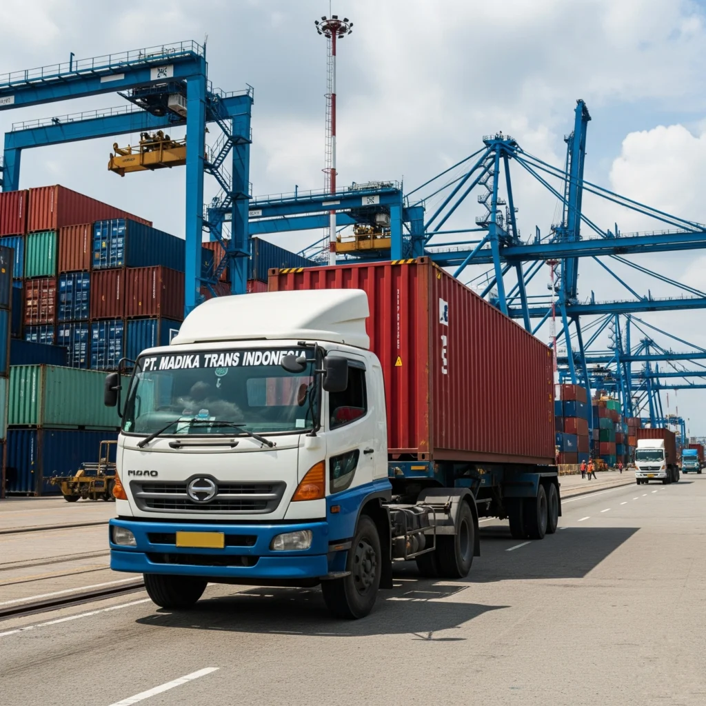 truk kontainer Madika 2