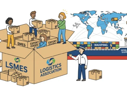 ilustrasi dukungan asosiasi logistik untuk UMKM ekspor