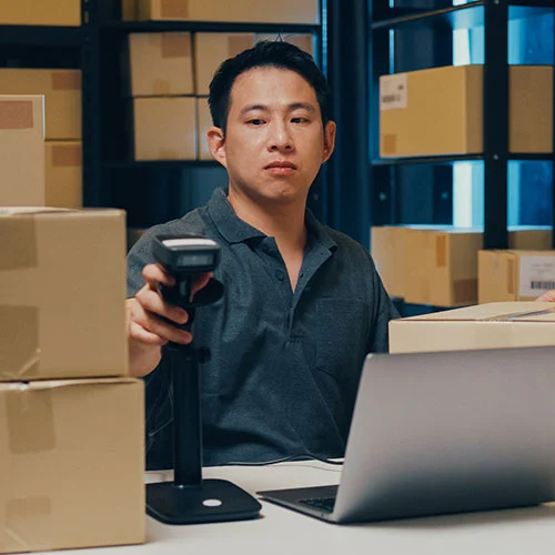 Proses input barang yang akan dimuat