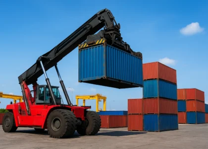 peralatan bongkar muat kontainer palu