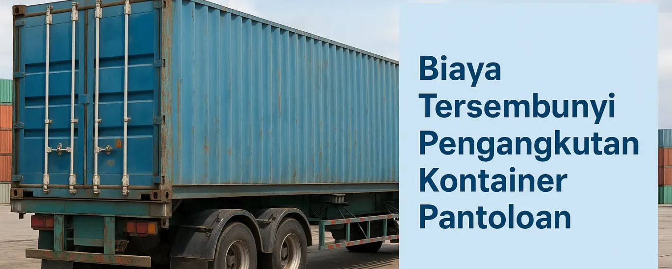 biaya tersembunyi pengangkutan kontainer pelabuhan Pantoloan Palu